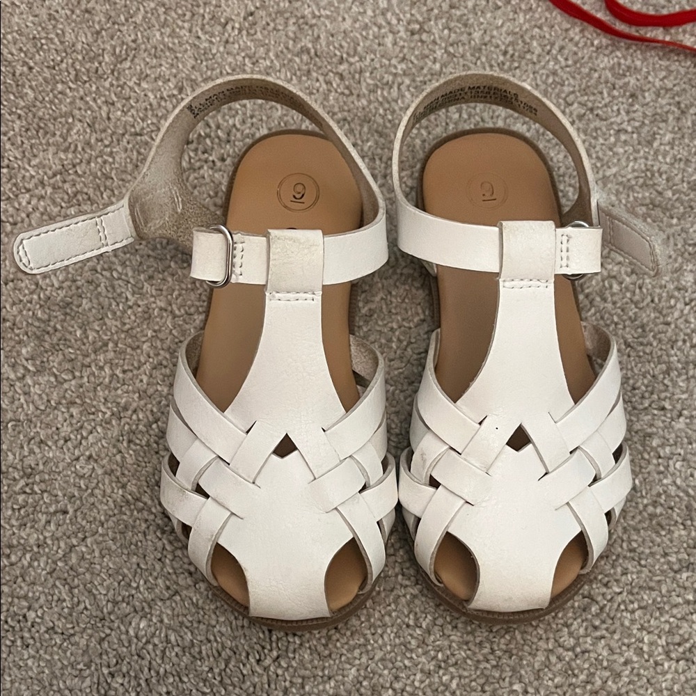 Cat & Jack White Kids Sandals